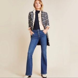 Anthropologie Pilcro High Rise Trouser Jeans